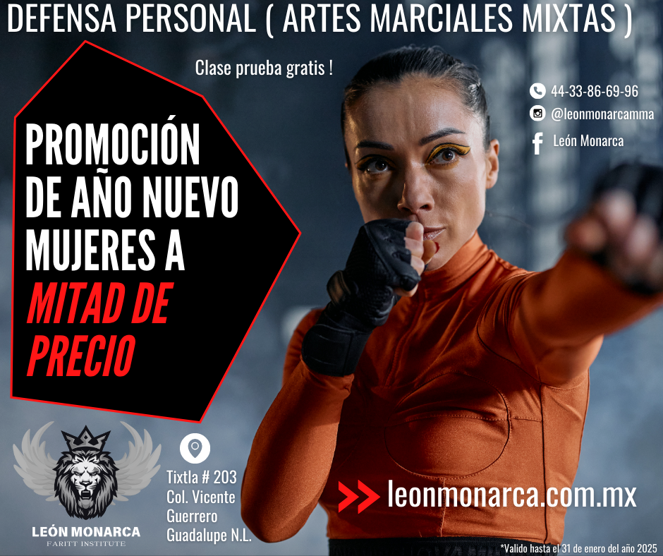 Defensa personal promociones mma mujer