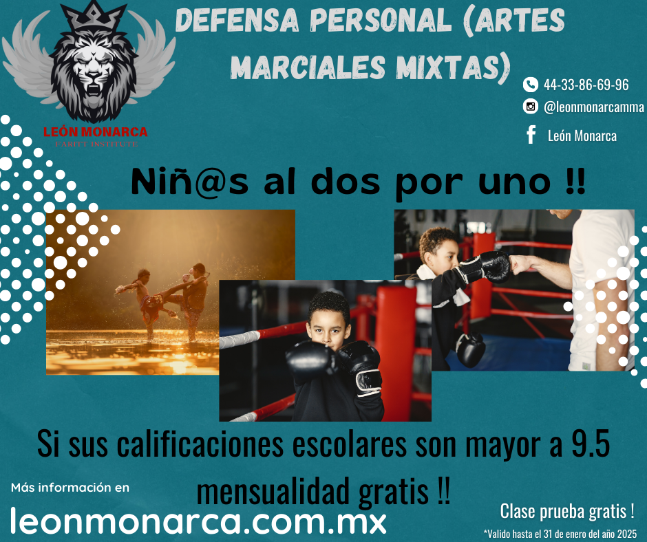 Defensa personal promociones mma niños